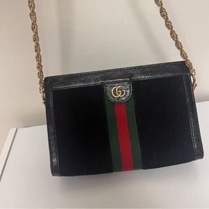 Gucci suede crossbody
